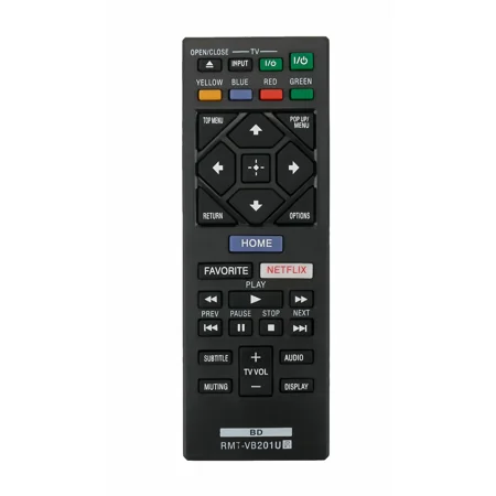 New RMT-VB201U Replace Remote Control for Sony Blu-ray DVD BDP-BX370 UBP-X700
