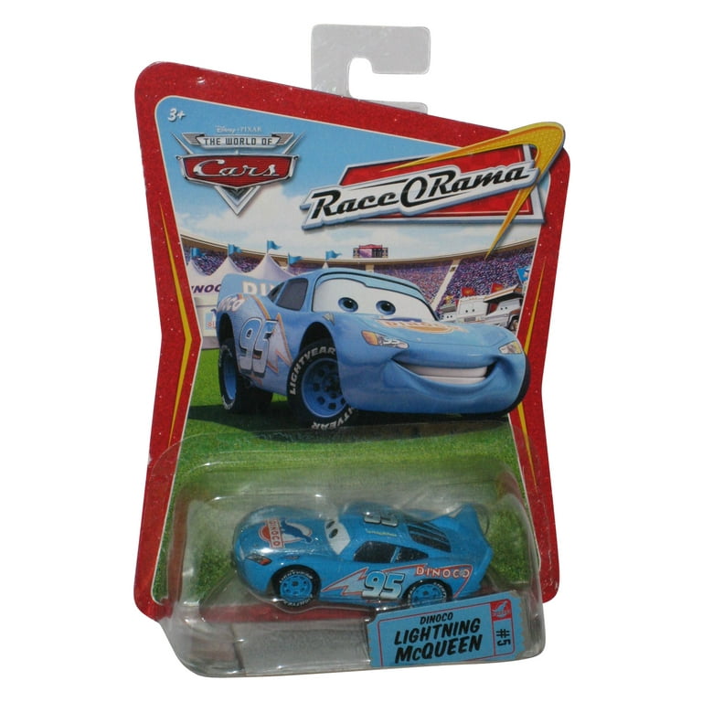  Dinoco Lightning McQueen 1:55 Scale Race O Rama Mattel : Toys &  Games