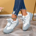 thumbnail image 6 of Women's Color Block Athletic Sneakers, Lace Up Non-Slip Rugged Sole Hiking Walking Shoes, Wide Width Available, 6 of 10
