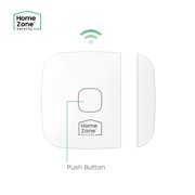 HomeZone Wi-Fi Smart Wireless Window and Door Sensor with App Alerts, White