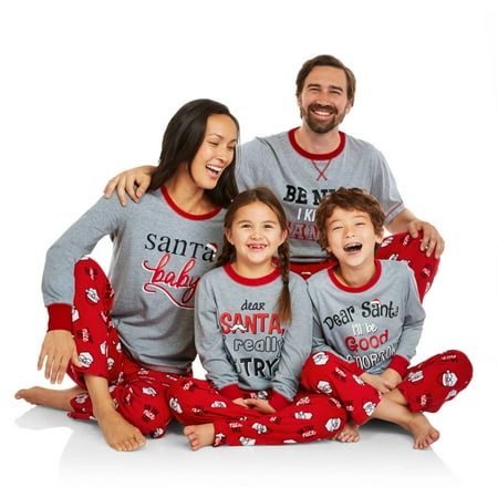 Holiday Family Pajamas Santa's List Sleep Pant and Top 2 