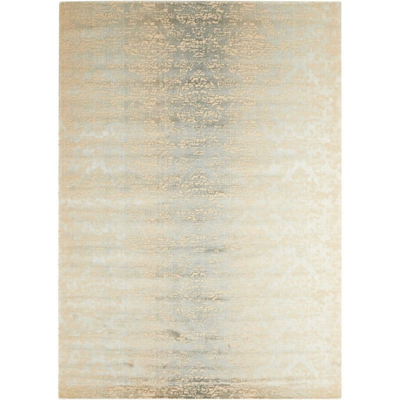 Nourison Luminance LUM03 Area Rug 3'5" x 5'5" 4' x 6' Indoor Living Room Cream Rectangle