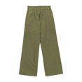thumbnail image 6 of LADIGASU Girls Pants Casual Smocked High Waist Pant Loose Wide Leg Long Trousers 4-14 Years, 6 of 8