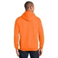 thumbnail image 3 of Gildan Men’s High Visibility Pullover Hoodie, Work Hooded Sweatshirt, Hi-Vis Safety Orange, Size 3XL, 3 of 5
