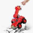 thumbnail image 6 of karymi Dinosaur Assembly and Deformation Five in One Children's Fire Engineering Vehicle Excavator Bulldozer Boy's Puzzle Toy Birthday Gifts Hottest Deals Hottest Deals Holiday Deals, 6 of 6