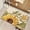 D, variant on Dvkptbk Bathroom Rugs Style Gypsum Pattern Flower Entrance Mat Fresh Bathroom Entrance Absorbent Mat Bathroom Decor on Clearance