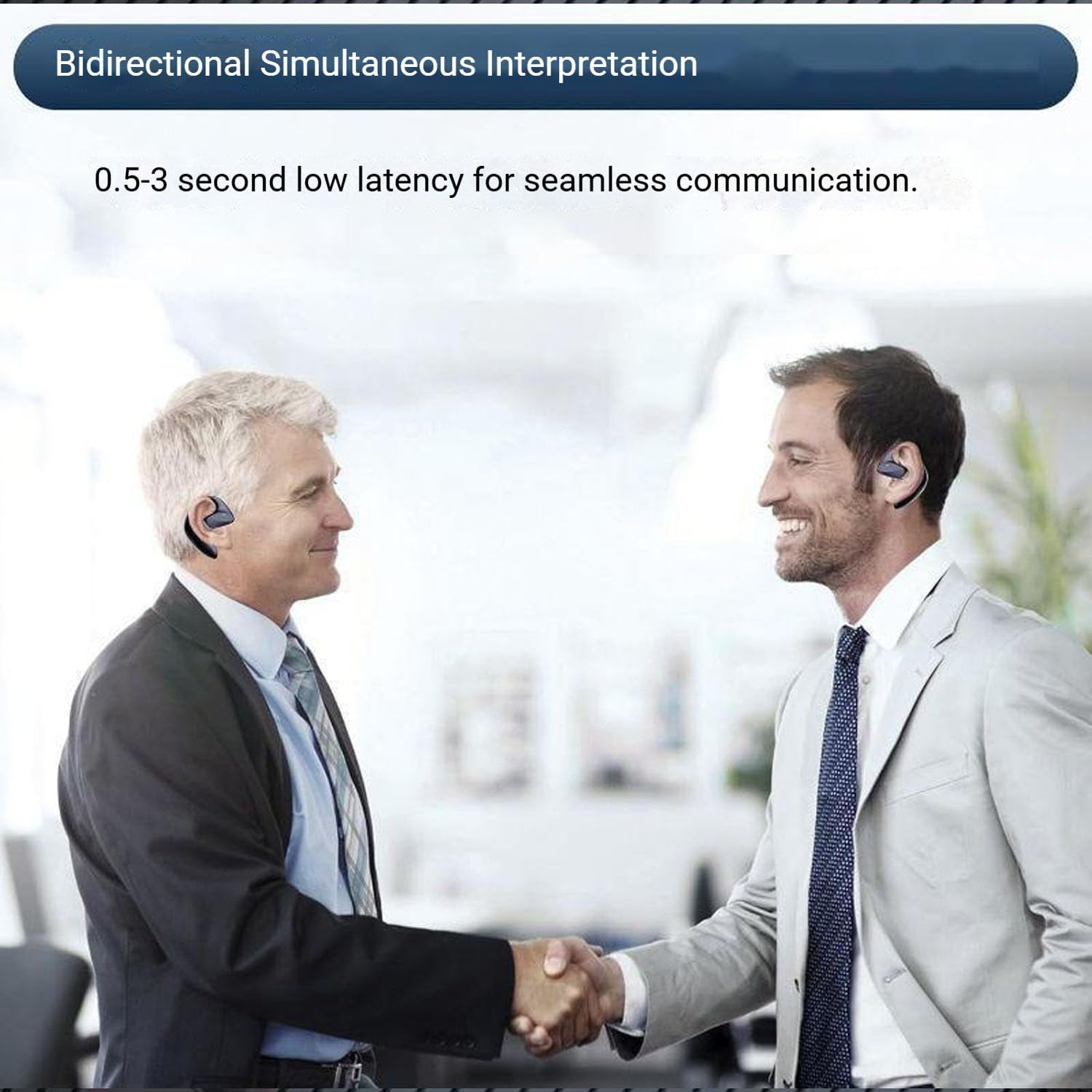 SonaBuds Translation Earbuds – AI Language Translator Earbuds with Meeting Transcription, 140+ Languages, with Bass, Noise Cancelling, Bluetooth Wireless Translator Earbuds