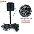 thumbnail image 4 of Spencer Garden Solar String Lights, 200 LED 72.2ft Waterproof Solar Outdoor Fairy Lights 8 Modes Color Changing Decorative Lighting for Home, Garden, Party, Wedding, Xmas, 4 of 9
