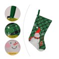 thumbnail image 4 of Cateissary Calcetín de Navidad Santa Claus muñeco de nieve árbol de Navidad chimenea almacenamiento calcetín colgantes de oficina decoración Kits de decoración para fiestas Rojo, 4 of 6