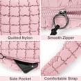 thumbnail image 3 of Bolso de mano Juoxeepy, acolchado, grande, acolchado, de nailon con hombros, 3 of 6