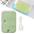 thumbnail image 3 of Calentador de toallitas con alimentación USB portátil de toallitas húmedas térmicas para el hogar Caja de calentamiento de tejido húmedo Verde Hugo Calentador de toallitas, 3 of 8