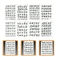 thumbnail image 6 of Raindrops 8Pcs Alphabet and Number Stencil Set English Letter Templates, 6 of 8