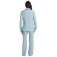 thumbnail image 3 of Just Love Women's Ultra-Soft Pajama Set – Cozy & Luxurious Loungewear (Solid Blue, 1X), 3 of 3