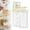 Yellow, variant on ZOURIH 1 L Rice Container, Cereal Container Oatmeal Storage, Airtight Food Dispenser with Easy-pouring Spout & Handy Cup for Flour Grain Beans, Pet Dog Cat Bird Food Storage Container,Yellow