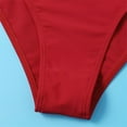 thumbnail image 5 of Mercatoo Girl's Bikini Set One Shoulder 2 𝐏iece Swimsuit Sport High Waist Tankini Bathing Suit Girls Beach Casual Swimwear, 5 of 5