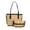 Black, variant on Stylish Woven Tote Handbag For Women Casual Daily Use Work Shopping Shoulder Bag