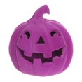 thumbnail image 1 of Halloween Themed Purple Flocking Pumpkin For Halloween Indoor Decorations, 1 of 3