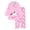 AA-#Pink894, variant on WOYY Pajamas for Girls Horse Graphic Long Sleeve Button Down Shirt Pants PJs, Sizes 3-14