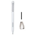 thumbnail image 1 of Lápiz táctil universal Stylus,Tangxi Lápiz óptico capacitivo,Stylus portátil, 1024 niveles de Tablet PC con sensibilidad a la presión con dos botones laterales para Surface/Asus/HP/Dell(Gris plateado) EOTVIA No, 1 of 7