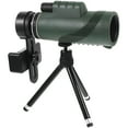 thumbnail image 4 of MLINS 1Set Green Black Telescope for Bird Watching Wildlife Observation Hiking Camping Sightseeing Waterproof Anti-fog Shock-proof -4 Prism Multi-layer Coated Lens IPX5 Waterproof, 4 of 8