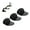 Black, variant on YAHHU 3pcs Wall Speaker Floating Shelves Acrylic Waterproof Wall Mounted Speaker Display Stand for Baby Camera Small Alarm Clock Black (5.51 inches / 14 cm Depth) Universal Mount
