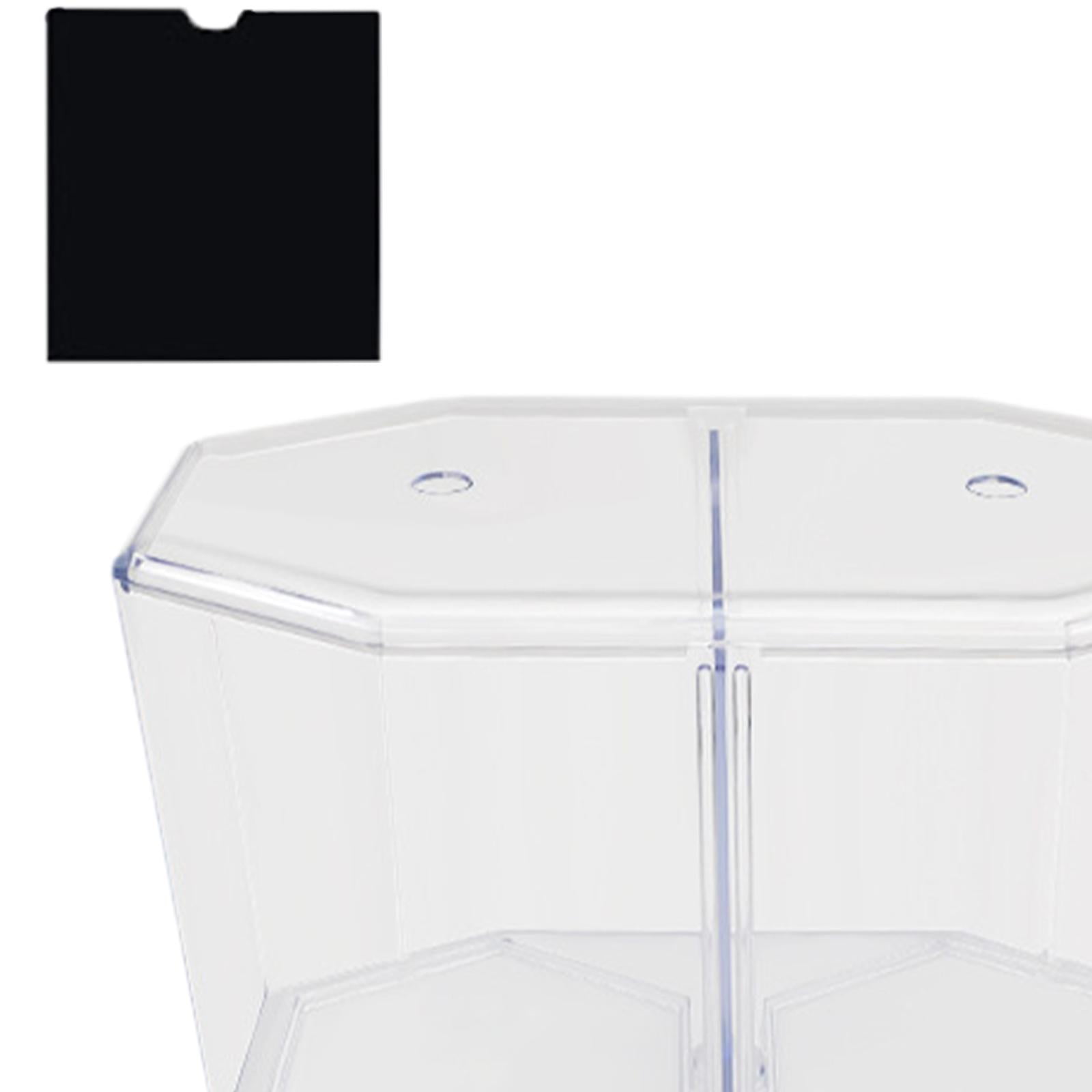 Bvdfgk Small Beta Aquarium Fish Tank Removable Dividers Incubator Transparent Stackable Betta Bowl Home Decoration for Shrimp Guppy Jellyfish