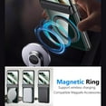 thumbnail image 4 of Ancove for Motorola Razr 2025 / Razr 2024 Case with Magnetic Ring Stand, Crystal Clear Phone Case Rear Screen Protector Hinge Protection Full-Body Anti-Scratch Case for Motorola Razr 2025/2024,Black, 4 of 7