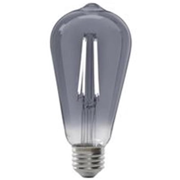 Feit Electric 5.5 Watts (25 Watt Equivalent) Dimmable Vintage Daylight ST19 Med Base E26, Smoke Bulb