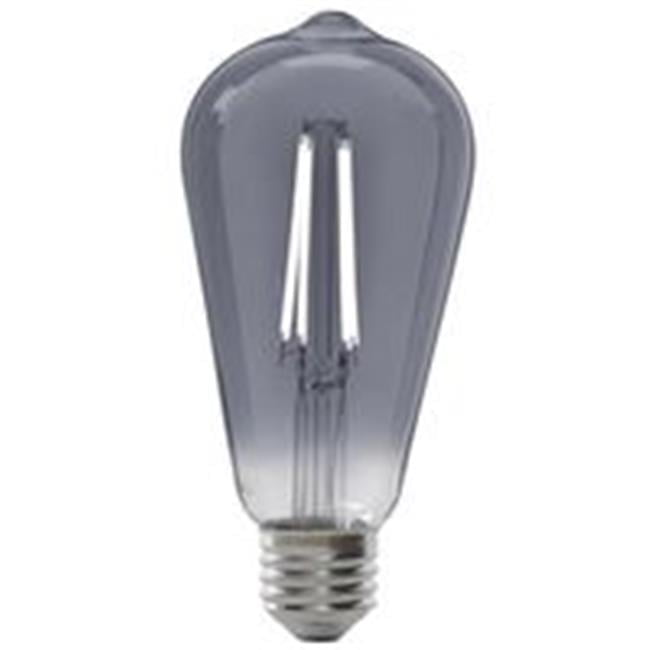 Feit Electric 5.5 Watts (25 Watt Equivalent) Dimmable Vintage Daylight ST19 Med Base E26, Smoke Bulb