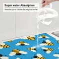 thumbnail image 6 of Easygdp Flying Bees Microfiber Absorbent Dish Drying Pad,Kitchen Drying Mat,Can Be Hung, Strong Water Absorption Capacity,Quick Drying, 6 of 9