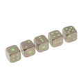 thumbnail image 4 of 5 uds Dados de aleación D6 perfke noctilucentes 0,8 cm bronce, 4 of 9
