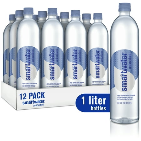 - Smartwater, Antioxidant, 1L, 12 Count
