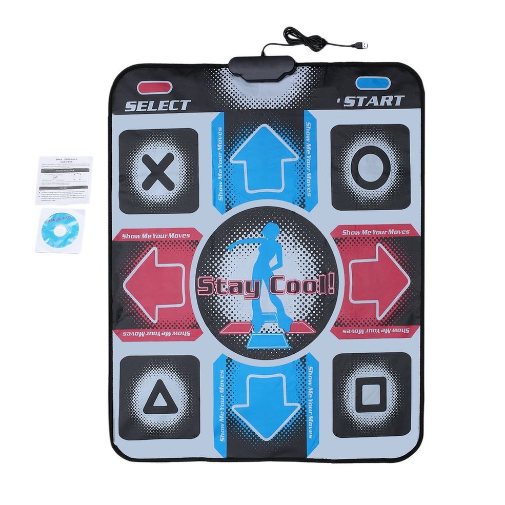 NonSlip Durable WearResistant Dancing Step Dance Mat Pad Pads Dancer Blanket To PC With USB