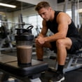 thumbnail image 6 of 400ml Black Protein Shaker Bottle with Whisk Ball - Leak-Proof Gym Fitness Mixer Cup for Sports Nutrition, 6 of 6