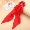 thumbnail image 1 of Bandas para el pelo de cinta larga elástica de satén con estampado de flores de moda bohemia, bufanda para cola de caballo, lazo para el pelo, accesorios para el cabello para mujer Tan Jianjun unisex, 1 of 2