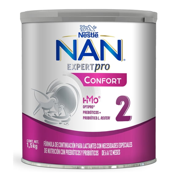 Fórmula de Continuación Para Lactantes NAN Expert Pro Confort 2 Lata de 1.5 kg