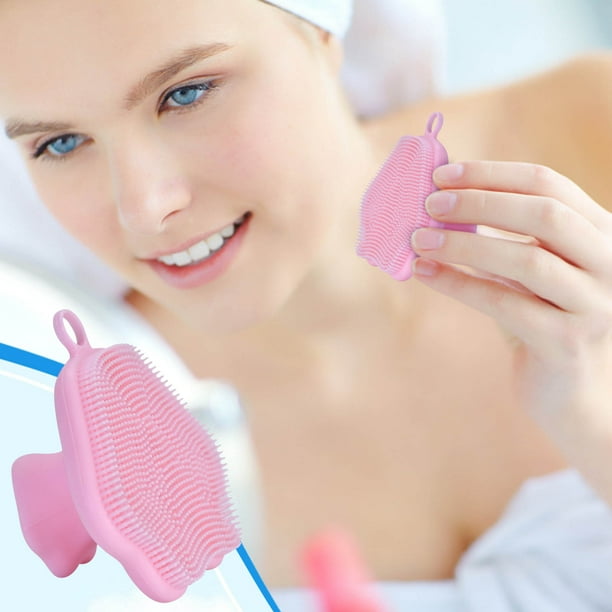 Teissuly Silicone Facial Scrub, Gentle Exfoliating Pad And Massager, Silicone Facial Scrub To Dislodge Dead And Dry Skin Teissuly WER202312135883