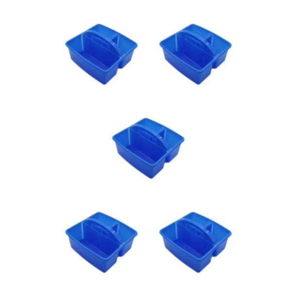 Yuarrent Práctica bandeja de almacenamiento: y segura para todas las pertenencias Cesta de almacenamiento apilable de 3 celdas azul Type2 NO2