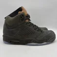 thumbnail image 1 of Ni - ke Air Jordan 5 Retro Premium Sequoia Take Flight Shoes Size 10.5 Men's 881432-305, 1 of 5