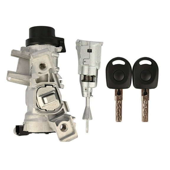 Ignition Housing Door Lock Cylinder for VW Jetta 2011-2018 KEYED ALIKE W/CHIPS 2011-2018