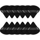 thumbnail image 1 of 12 Pieces Powder Puff Face Triangle Makeup Puff for Loose Powder Soft Body Cosmetic Foundation Sponge Mineral Powder Wet Dry Makeup Tool (Black), 1 of 4