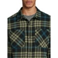 thumbnail image 4 of No Boundaries Men's Plaid Shacket, 4 of 5