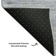 thumbnail image 3 of Addison Rugs Mayfield Washable Transitional Casual Navy Round Rug, 8' x 8', 3 of 5