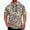 Khaki, variant on HAJWOH Men Leopard Printed Hooded Tank Top Muscle Short Sleeve Fishing Quick Dry Hoodies Summer Beach Soft Gym Shirts