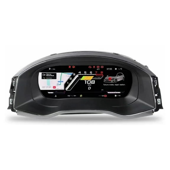 12.3 inch digital dashboard instrument cluster Suitable for Passat 11-15ys digital speedometer replacement, digital instrument cluster replacement, digital dashboard