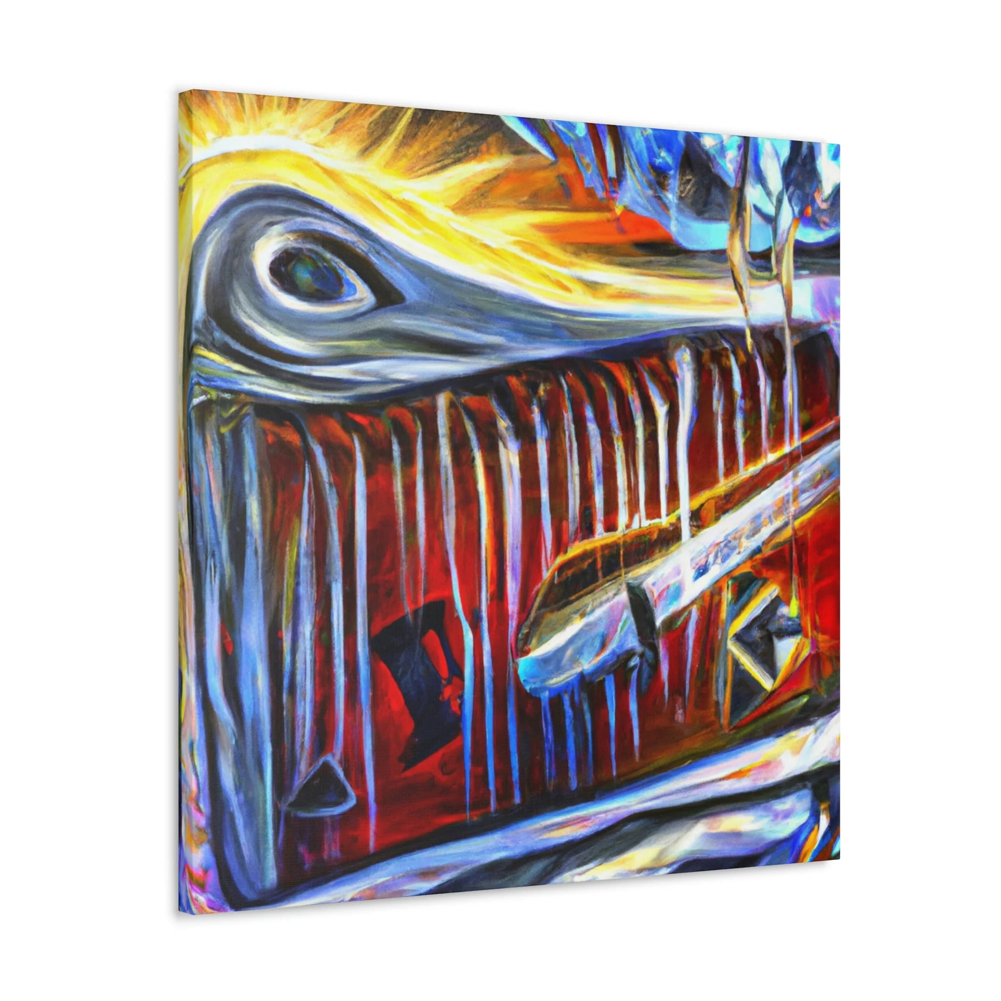 Harmonica Through Expressionism - Canvas