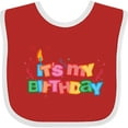 thumbnail image 3 of Inktastic It's My Birthday Letters Boys or Girls Baby Bib, 3 of 4