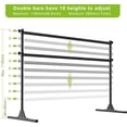 thumbnail image 4 of Height Adjustable Ballet Barre Freestanding Ballet Bar Heavy Duty Dance Bar Support Barre Movements Body Stretch Pull-ups, Sturdy Construction Never Fall Apart, Anti-Slip, 4 of 13