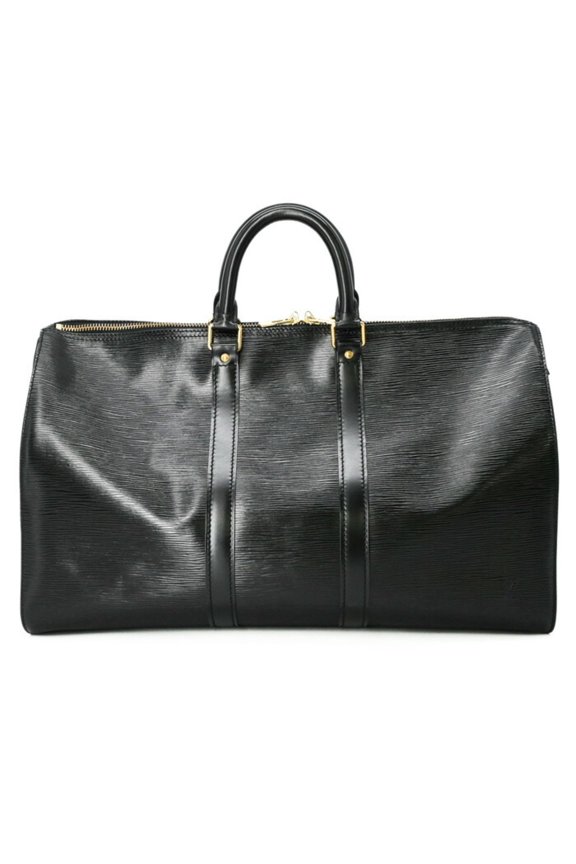 Pre-Owned LOUIS VUITTON Keepall 45 Boston Bag, Black Epi Leather, M42972