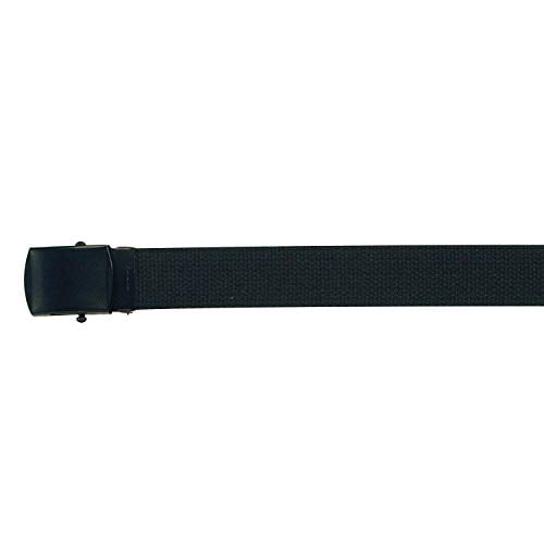 Rothco Web Belts with Black Buckles - 4294 - 54 Inches - Black ...
